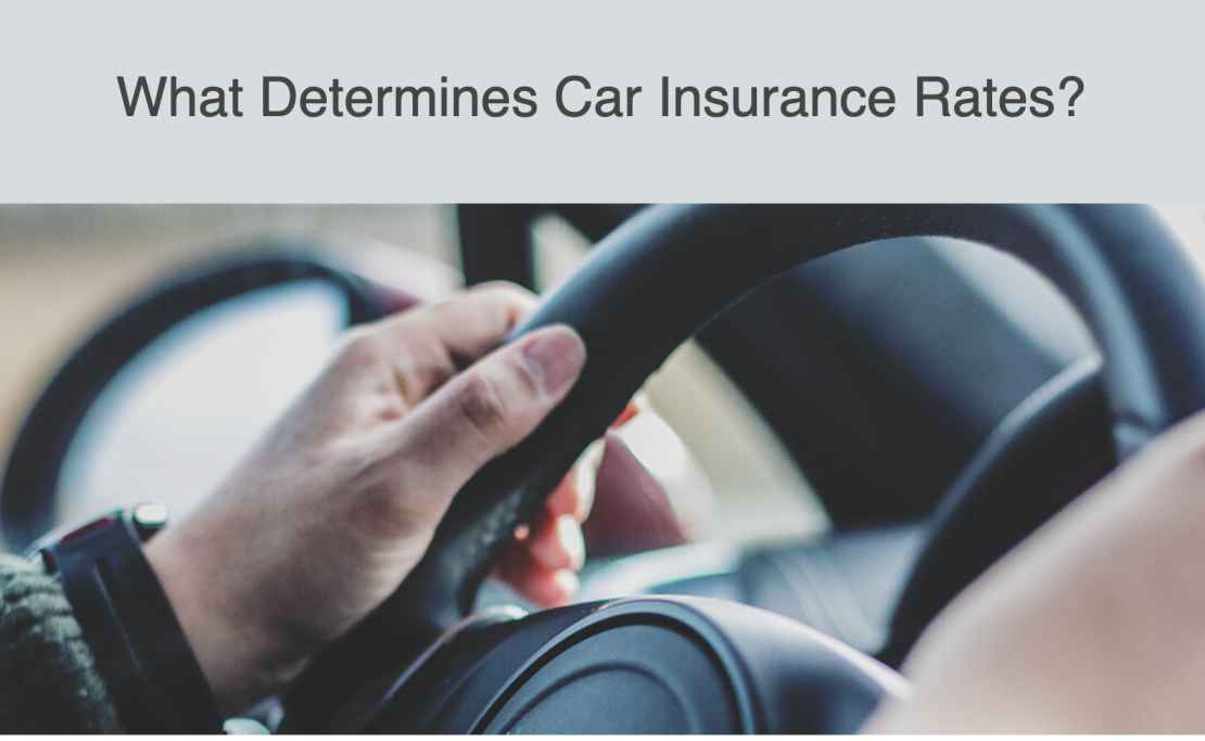 What Determines Car Insurance Rates? | Midwest Insurance How does car insurance determine premium rates?