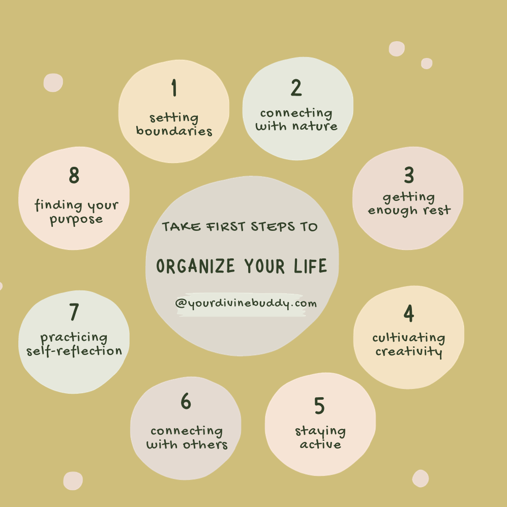 Organize your Life beautifully with 5 Easy Dimensions of Wellness Ways To Organize Your Time For A Balanced Lifestyle