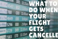 What To Do If Your Flight Gets Canceled Unexpectedly What To Do If Your Flight Gets Canceled Unexpectedly
