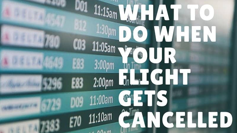 What To Do If Your Flight Gets Canceled Unexpectedly